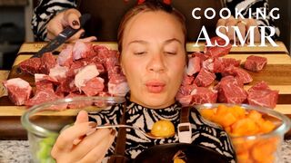 Cooking the Perfect Autumn / Winter Meal | Cooking ASMR NO TALKING | Cooking Beef Stew from Scratch