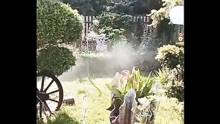 The most intense garden sprinkler