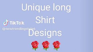 Beautiful long shirt designs