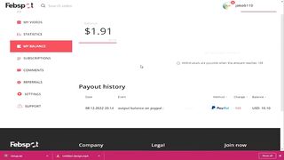 Febspot Live Payment Proof $10