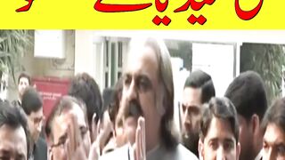 CM KPK Ali Amin Gandapur Blasting Media Talk