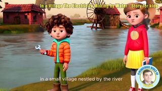 In a Village The Electricity Making by Water - Story for Kids