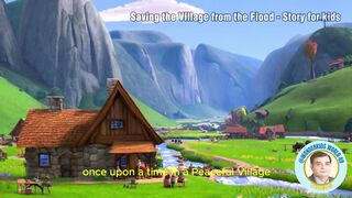 Saving the Village from the Flood - Story for kids