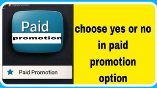 Add paid promotion label feature on YT studio || @SAFRTube