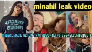 minahil malik tiktok viral video / 1 minutes 27 second video