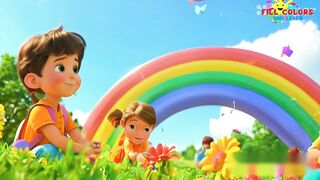 The Rainbow Song | Fun Nursery Rhymes for Babies and Kids | Children's Songs and Cartoons"