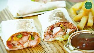 Make a Delicious Chicken Burrito in Minutes | Recipe by SuperChef