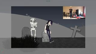 animation in Grave yard