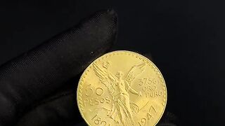 Real Gold “1947 50 Pesos” Coin