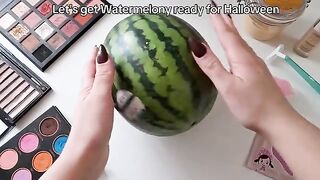 Creepy Crisp: Watermelon ASMR for a Chill Halloween Night