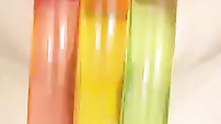 asmr RAINBOW JELLY EMOJI FOOD ???????????????????????????????????????? 무지개 젤리 이모지 먹방 eating sounds