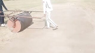 Cricket pitch making