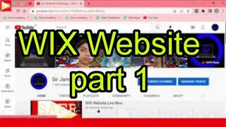 WIX website