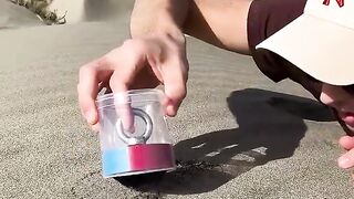 How to Find Metal on the Beach with a Simple Magnet