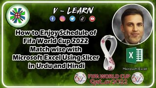 How to use Slicer in Microsoft Excel || Fifa World Cup 2022 Match Schedule in Excel