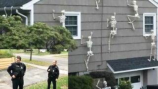 “MORBID” HALLOWEEN DECOR REMOVAL REQUEST TURNS INTO VIRAL