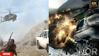 Destroying Taliban's Camps by 2 Helicopters in Medal of Honor (2010) Mission: 6 (Gun Fighters)