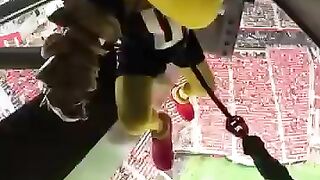 Highest Rope Swing Drop ???? (@atlantafalcons)