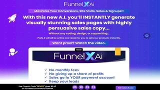 FunnelXAI Review -  Stunning Sales Pages Builder App