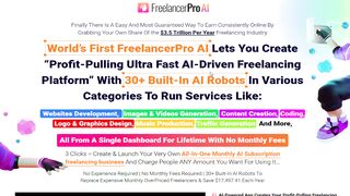 FreelancerPro AI Review - Create Freelancing Platform With 30+ AI Robots