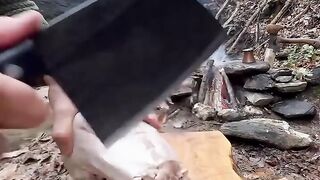 cooking lamb head and leg