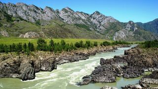 Altai Territory. Katun River