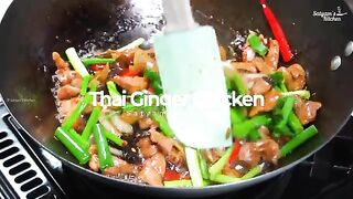 ???????? Thai Ginger Chicken: A Delicious and Easy-to-Make Stir-Fry Recipe | Gai Pad King