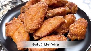 Fried Chicken Wings Recipe | Tasty, Garlicky and Crispy Chinese Fried Chicken Recipe