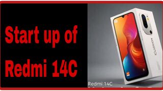 Redmi 14C Startup & First Impressions | Initial Setup & Tour"