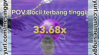 melambung jauh, terbang tinggi bersama spaceman