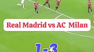 Champions league RM vs AC 1-3