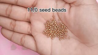 Diy seed bead ring ||how to make seed beads ring