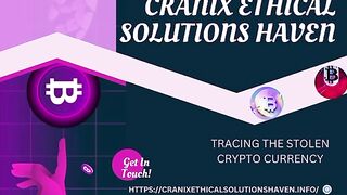 BEST RECOVERY EXPERTS FOR CRYPTOCURRENCY/CRANIX ETHICAL SOLUTIONS HAVEN