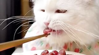 MUKBANG kucing imut lucu