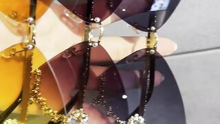 Luxury Diamond Butterfly Sunglasses