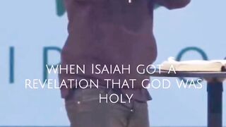 Isaiah's first word to God's presence