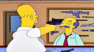 Homer achète une arme