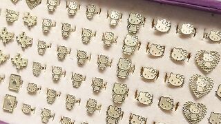 10k Gold Hello Kitty Rings Back In Stock