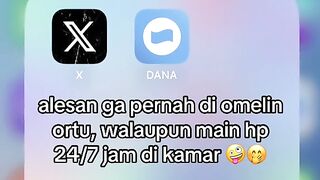 Cara menghasilkan uang dengan 2 apk ini#dana#twitter