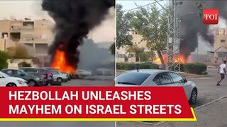 Huge Attack On Israeli City Of Haifa