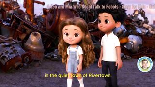 A Leo and Mia Who Could Talk to Robots - Story for Kids - Urdu