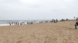 Puri Sea Beach After Cyclone Dana