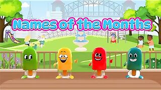 Months Names_ Months of the Year_ Nursery Rhyme and Kids Song