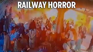 Horror moment ‘suicide bomb’ blast at packed train station in  kills at least 24