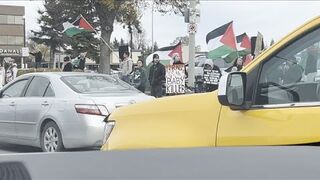 Raw video from a recent Palestinian protest in Winnipeg