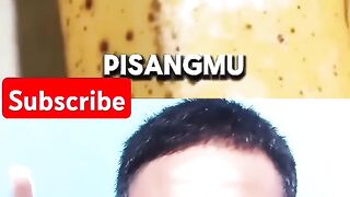 Aku reaction video jangan memakan pisang seperti ini karena sangat berbahaya