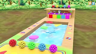 Color Balls & Sing a Song! ｜ Wheels On the Bus, Rain Rain Go Away ｜ Baby Nursery Rhymes & Kids Songs.