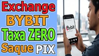 Conheça a Bybit: Exchange de Criptomoedas Taxas Zero | Taxa ZERO no PIX | Tutorial Registro e Saque