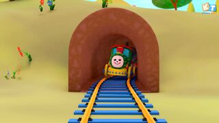 Cocomelon Color Train - Wheels on the Train - Baby Nursery Rhymes