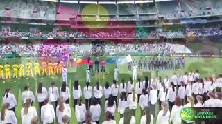 Faisal Amlani Sings ’s National Anthem LIVE at MCG _ Australia vs  ODI 2024